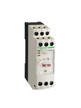 Relay thời gian RE7RB13MW 0.05 s, 10 min, 7 Ranges, 2 Changeover Relays